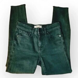 Madewell Distressed High Riser Black Jeans